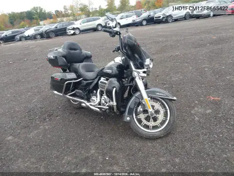 1HD1FCM12FB665422 — 2015 Harley-Davidson Electra Glide, Левый бок, фото до ремонта