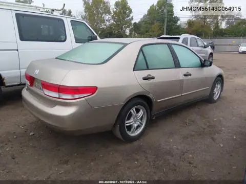 JHMCM56143C064915 — 2003 Honda Accord, photo 5 from IAAI 22.10.2026, Normal wear
