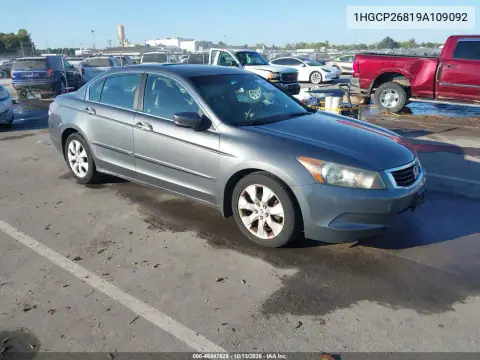 1HGCP26819A109092 — 2009 Honda Accord, Передняя часть слева, фото до ремонта