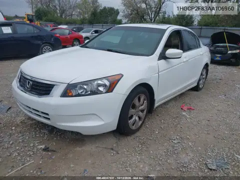 1HGCP2F83AA106960 — 2010 Honda Accord, фото 2 с аукциона IAAI 21.10.2026, ЕСТЕСТВЕННЫЙ ИЗНОС