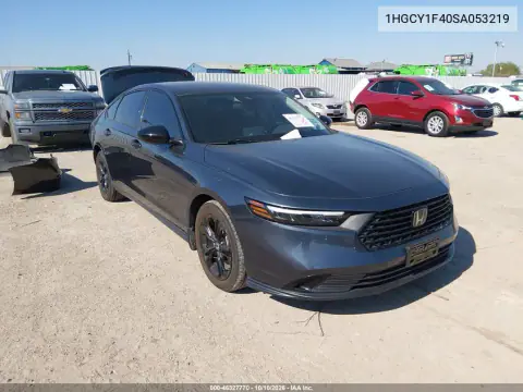 2025 Honda Accord Se VIN 1HGCY1F40SA053219 фото 2