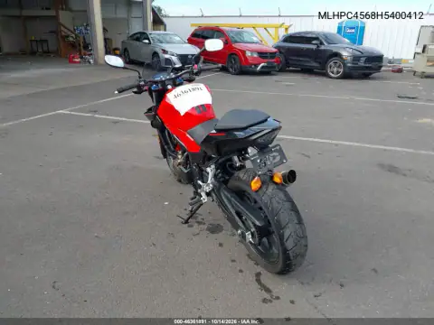 MLHPC4568H5400412 — 2017 Honda Cb, фото 3 з IAAI, Правий бік