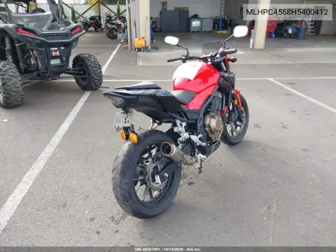 MLHPC4568H5400412 — 2017 Honda Cb, фото 4 з IAAI, Правий бік