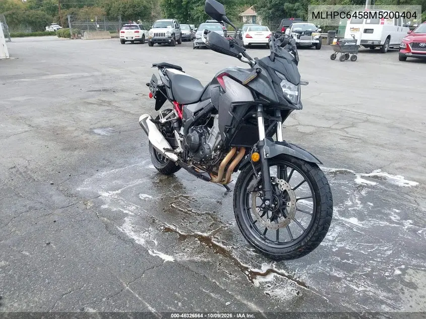 2021 Honda Cb500 Xa VIN MLHPC6458M5200404 фото 2