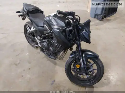 MLHPC7150S5101230 — 2025 Honda Cb, დაზიანება ყველა მხრიდან, ფოტოები შეკეთებამდე