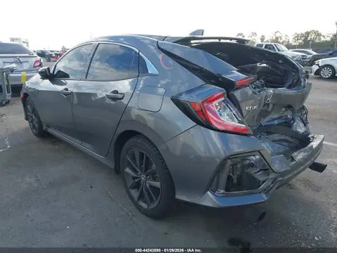 SHHFK7H60MU410096 — 2021 Honda Civic EX, ფოტო 3, IAAI 22.10.2026, წინა და უკანა ნაწილი