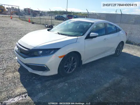2021 Honda Civic Ex VIN 2HGFC2F78MH009419 фото 3