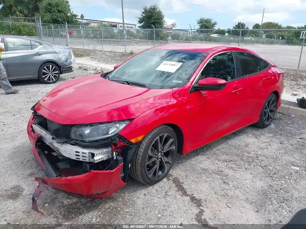 2HGFC2F86MH533807 — 2021 Honda Civic, фото 2 с аукциона IAAI 15.10.2026, Передняя часть
