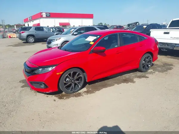 2HGFC2F88MH518709 — 2021 Honda Civic, фото 2 с аукциона IAAI, Задняя часть справа