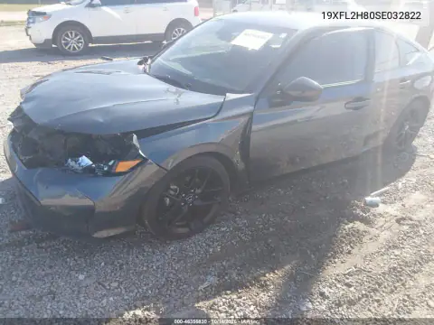 19XFL2H80SE032822 — 2025 Honda Civic, foto 2 de IAAI, Parte delantera
