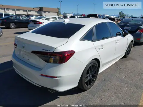 2HGFE2F57TH592895 — 2026 Honda Civic, foto 5 de IAAI, Parte delantera