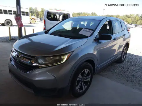 7FARW5H38HE005398 — 2017 Honda CR-V, фото 3 з IAAI, Задня частина