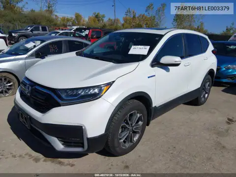 7FART6H81LE003379 — 2020 Honda CR-V, фото 3 з IAAI 20.10.2026, Звичайний знос