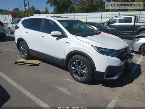 7FART6H89ME024286 — 2021 Honda CR-V, Lewy przód, zdjęć przed naprawą