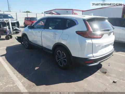 7FART6H89ME024286 — 2021 Honda CR-V, photo 4 from IAAI, Left front