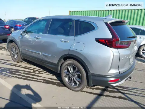 2HKRW2H85MH604048 — 2021 Honda CR-V, photo 4 from IAAI, Left front