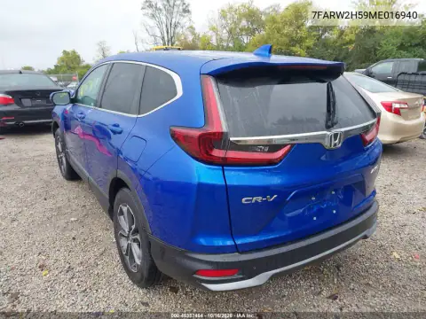 7FARW2H59ME016940 — 2021 Honda CR-V, zdjęcie 4 z IAAI, Przód