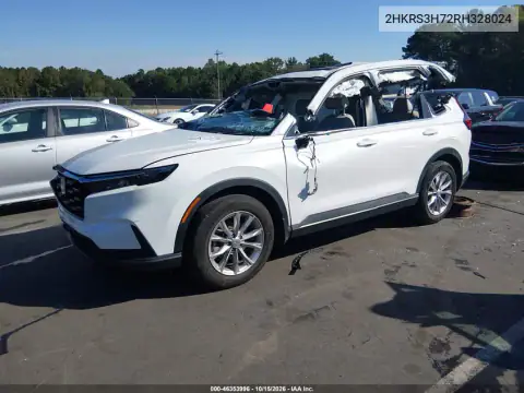 2HKRS3H72RH328024 — 2024 Honda CR-V, photo 2 from IAAI, Rollover