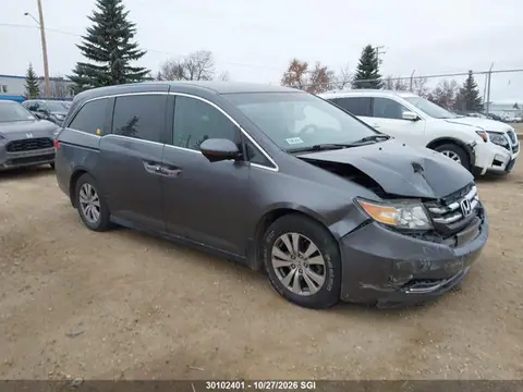 5FNRL5H49HB501601 — 2017 Honda Odyssey EX, Parte delantera (Front), fotos antes de reparar
