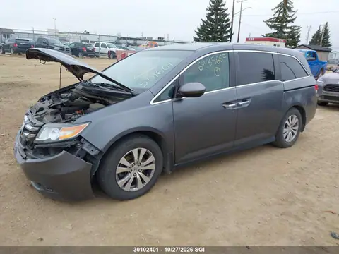 5FNRL5H49HB501601 — 2017 Honda Odyssey EX, фото 2 з IAAI 28.10.2026, Передня частина