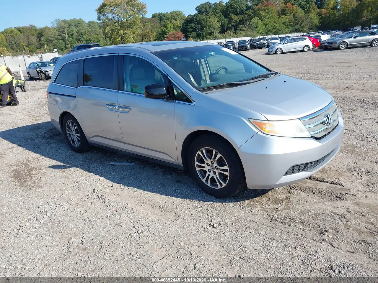 2012 Honda Odyssey Ex-L VIN 5FNRL5H63CB069212 фото 2