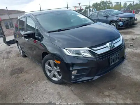 5FNRL6H79KB023705 — 2019 Honda Odyssey, ЗАДНЯЯ ЧАСТЬ (Rear), фото до ремонта