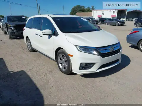 5FNRL6H79KB085962 — 2019 Honda Odyssey, Lewy bok, zdjęć przed naprawą