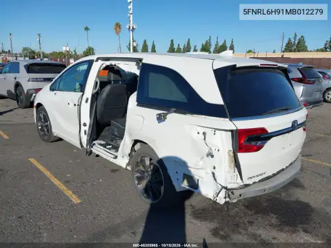 5FNRL6H91MB012279 — 2021 Honda Odyssey, фото 4 с аукциона IAAI, левый бок