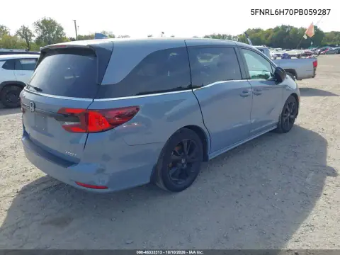 2023 Honda Odyssey Sport VIN 5FNRL6H70PB059287 фото 5
