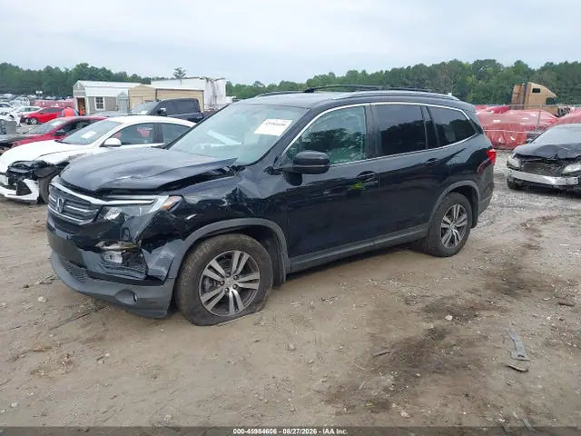 5FNYF6H5XGB095876 — 2016 Honda Pilot EX-L, photo 2 from IAAI 16.10.2026, Left front
