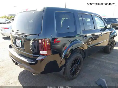 5FNYF3H78FB034802 — 2015 Honda Pilot, фото 5 с аукциона IAAI, Передняя часть справа