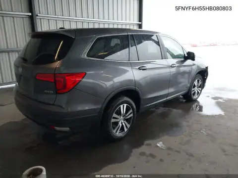 5FNYF6H55HB080803 — 2017 Honda Pilot, ფოტო 5, IAAI, წინა ნაწილი