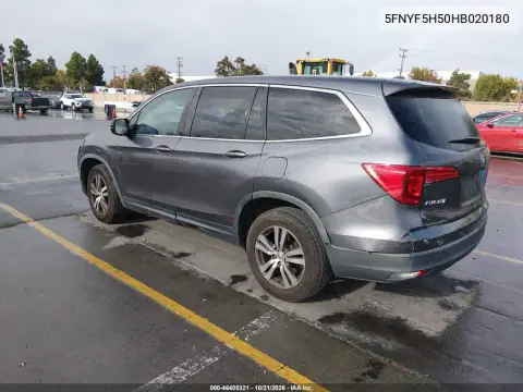 5FNYF5H50HB020180 — 2017 Honda Pilot, photo 4 from IAAI, Front end