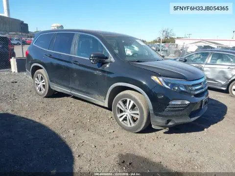 5FNYF6H33JB054365 — 2018 Honda Pilot, Звичайний знос, фото до ремонту