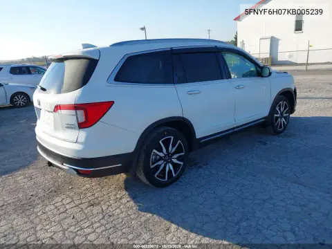 2019 Honda Pilot Elite VIN 5FNYF6H07KB005239 фото 5