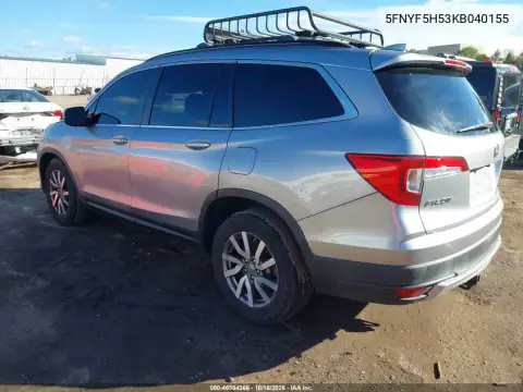 5FNYF5H53KB040155 — 2019 Honda Pilot, фото 4 з IAAI, Передня частина