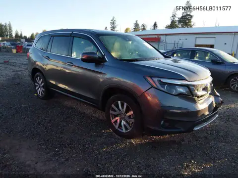 5FNYF6H56LB011577 — 2020 Honda Pilot, Передня частина, фото до ремонту