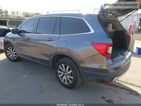 5FNYF6H59LB069859 — 2020 Honda Pilot, zdjęcie 4 z IAAI, Przód