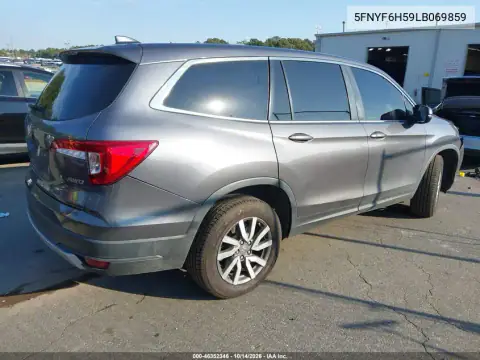 5FNYF6H59LB069859 — 2020 Honda Pilot, zdjęcie 5 z IAAI, Przód