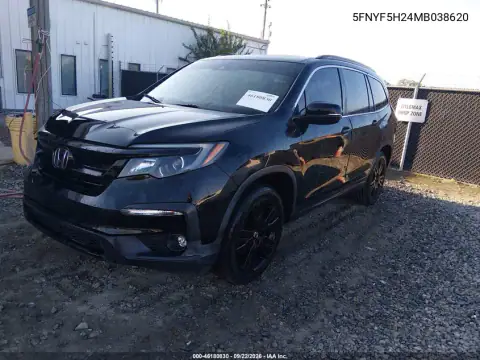 5FNYF5H24MB038620 — 2021 Honda Pilot, фото 2 з IAAI 02.11.2026, Звичайний знос