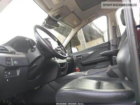 5FNYF5H24MB038620 — 2021 Honda Pilot, Desgaste normal, fotos antes de reparar