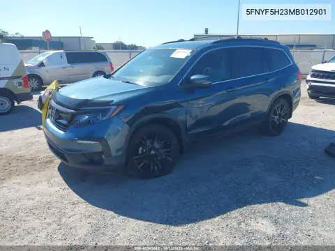 5FNYF5H23MB012901 — 2021 Honda Pilot, photo 3 from IAAI, Left front