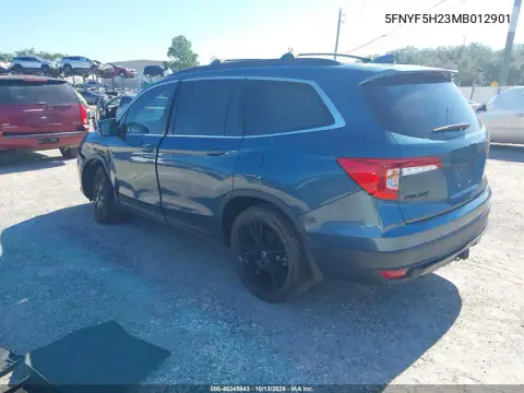 5FNYF5H23MB012901 — 2021 Honda Pilot, photo 4 from IAAI, Left front