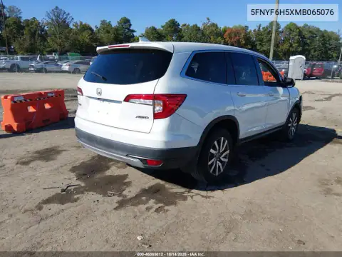 5FNYF6H5XMB065076 — 2021 Honda Pilot, photo 5 from IAAI, Right front