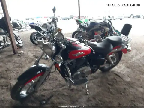 1HFSC3208SA004038 — 1995 Honda Shadow, photo 2 from IAAI, Normal wear