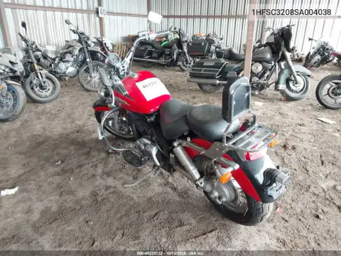 1HFSC3208SA004038 — 1995 Honda Shadow, photo 3 from IAAI, Normal wear