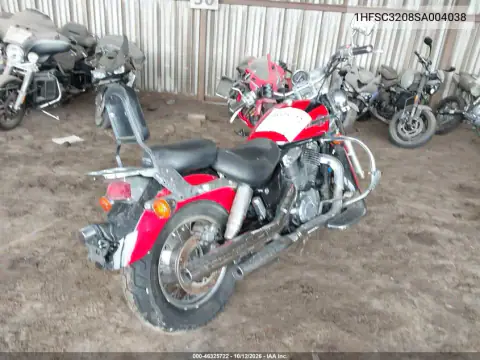 1HFSC3208SA004038 — 1995 Honda Shadow, photo 4 from IAAI, Normal wear