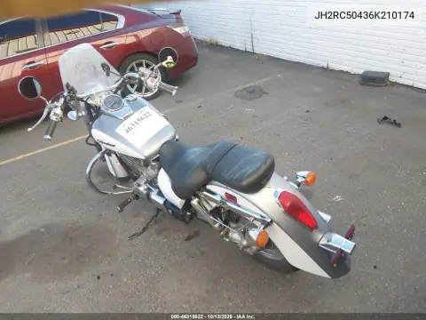 JH2RC50436K210174 — 2006 Honda Shadow, photo 4 from IAAI 20.10.2026, Normal wear