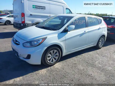2012 Hyundai Accent Gl VIN KMHCT5AE1CU058431 фото 2