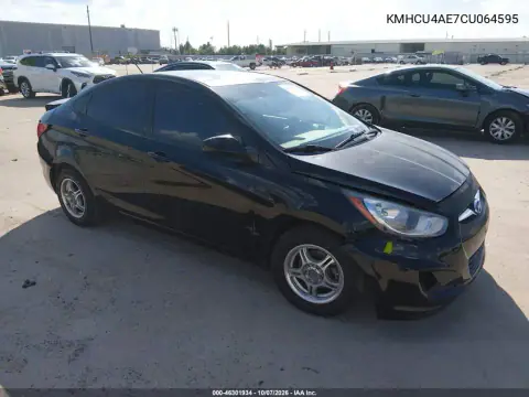 2012 Hyundai Accent Gls VIN KMHCU4AE7CU064595 фото 2
